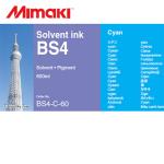 MIMAKI - Cartouche d'encre BS4 - Solvant - 600 ml et 2 L